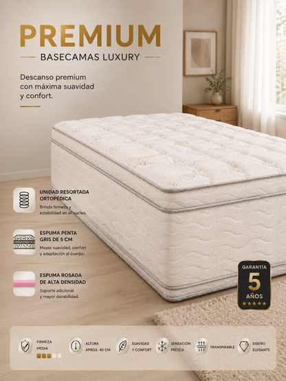COLCHON PREMIUM — BASECAMAS LUXURY